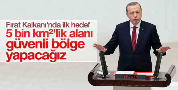 Cumhurbaşkanı Erdoğan Fırat Kalkanı'nın hedefini açıkladı