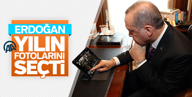 Cumhurbaşkanı Erdoğan yılın fotoğraflarını oyladı