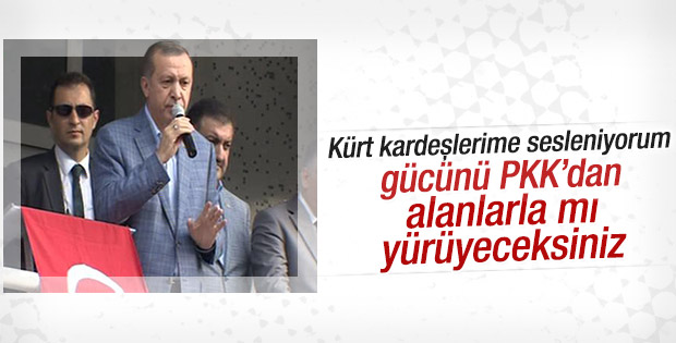 Cumhurbaşkanı Erdoğan: Kürt kardeşlerime sesleniyorum