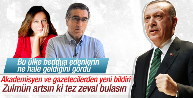 Sözde aydınlardan Erdoğan'a yeni bildiri
