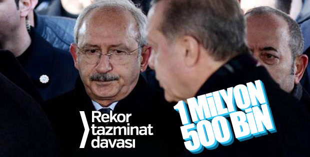 Cumhurbaşkanı Erdoğan'dan Kılıçdaroğlu'na tazminat davası
