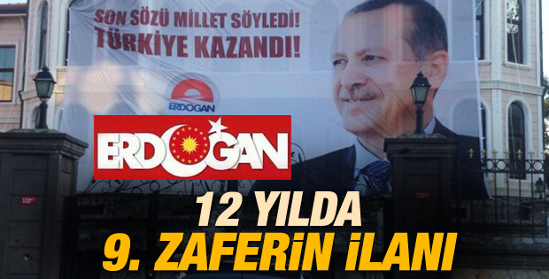 Erdoğan'ın Kısıklı'daki evinin önünde pankart açıldı