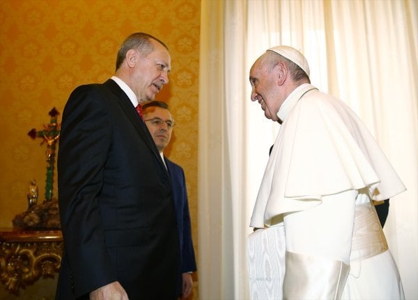 Cumhurbaşkanı Erdoğan, Papa ile yaptığı görüşmeyi anlattı