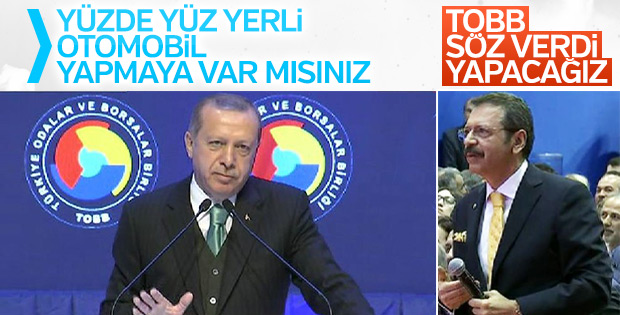 Cumhurbaşkanı Erdoğan TOBB Genel Kurulu’nda