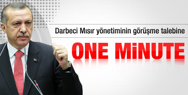 Başbakan Erdoğan'dan Mısır'daki darbecilere veto