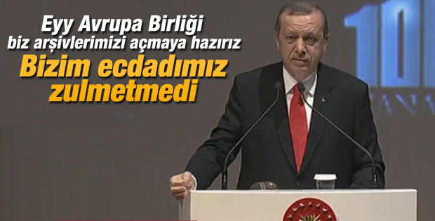 Cumhurbaşkanı Erdoğan Çanakkale 100.Yıl Barış Zirvesi'nde