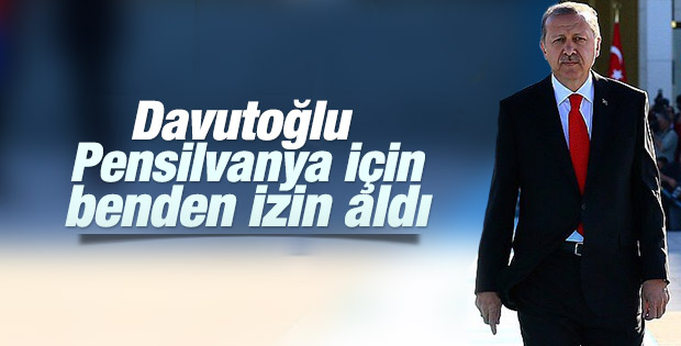 Davutoğlu'nun Gülen'le görüşmesi Erdoğan'a soruldu