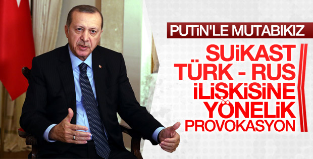Erdoğan: Suikast, açık bir provokasyon
