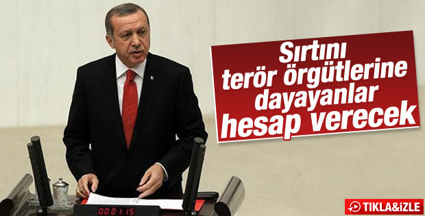 Erdoğan'dan Meclis'i terk eden HDP'ye tepki