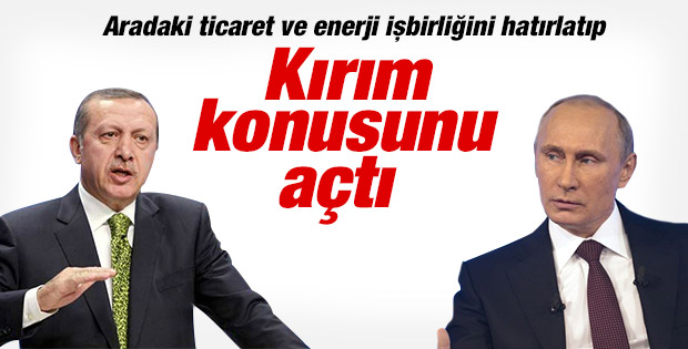 Başbakan Erdoğan Putin ile görüştü