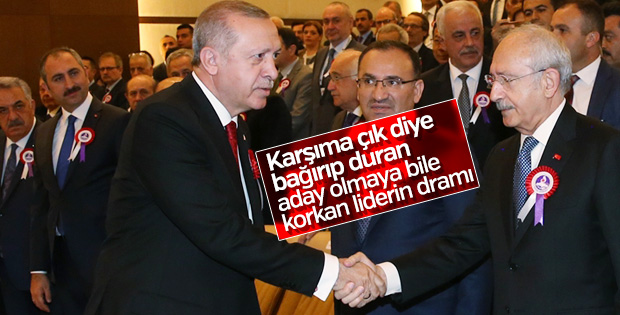 Cumhurbaşkanı Erdoğan'ı gören Kılıçdaroğlu panik yaptı
