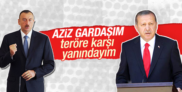 Aliyev'den Erdoğan'a taziye mesajı