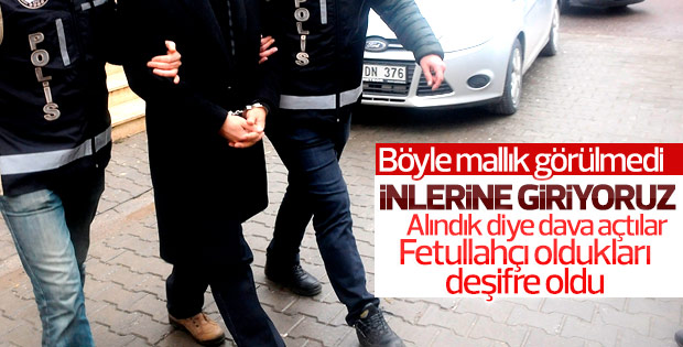 İnlerine gireceğiz sözüne dava açıp deşifre oldular