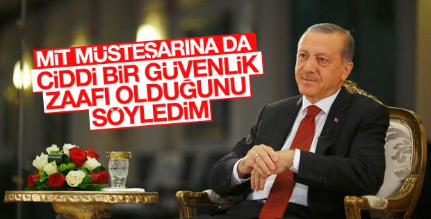 Cumhurbaşkanı Erdoğan'ndan MİT açıklaması