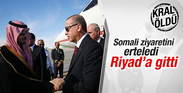 Cumhurbaşkanı Erdoğan Suudi Arabistan'a gitti