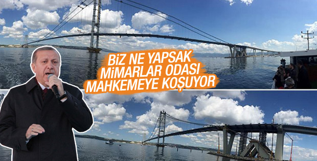 Cumhurbaşkanı Erdoğan'dan Mimarlar Odası'na tepki
