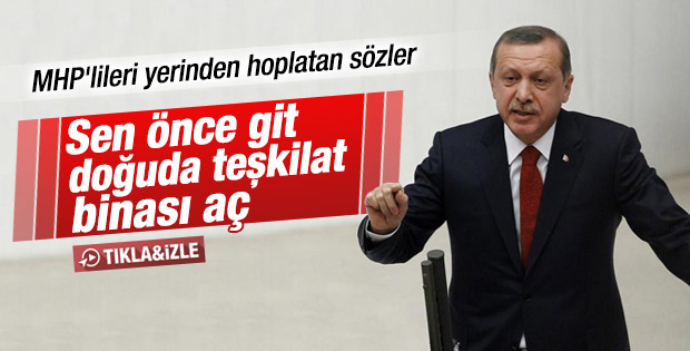 Erdoğan'dan MHP'ye: Orada bir teşkilat bile açamadınız