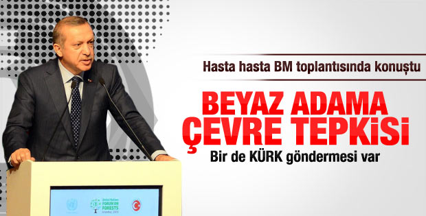 Erdoğan'dan kürk giyenlere eleştiri