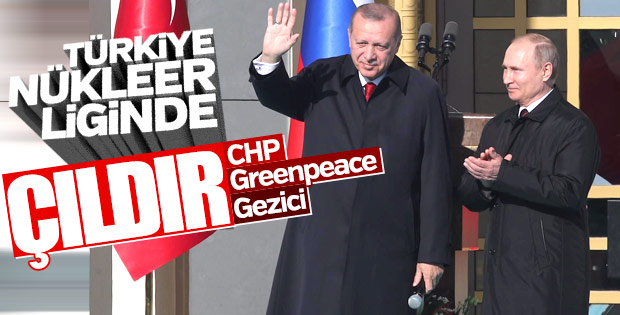 Akkuyu'nun temeli atıldı