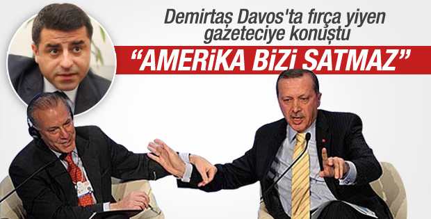 Selahattin Demirtaş One minute'ın moderatörüne konuştu