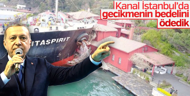 Erdoğan: Yalı kazası Kanal İstanbul'un önemini gösterdi