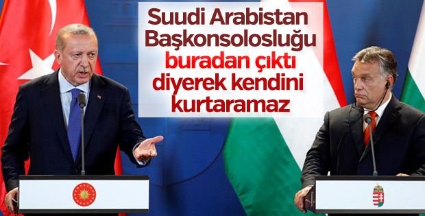 Başkan Erdoğan: İspat etmesi gereken Suudi tarafıdır