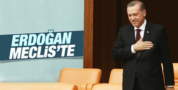 Cumhurbaşkanı Erdoğan Meclis'te