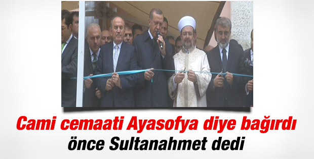 Başbakan Erdoğan Ortaköy Camii'ni ibadete açtı İZLE