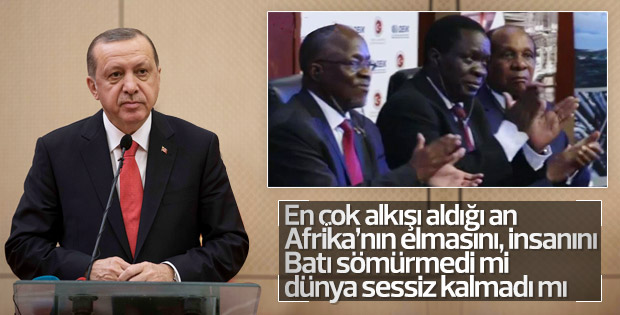 Erdoğan, Tanzanya'da Batı gerçeklerini anlattı