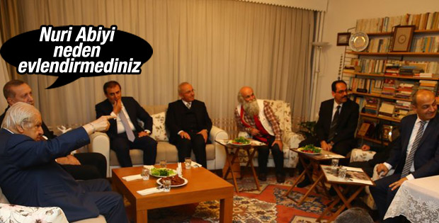 Erdoğan'dan Nuri Pakdil'e sürpriz ziyaret