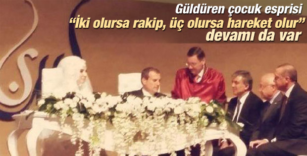 Başbakan Erdoğan'dan gülümseten çocuk önerisi