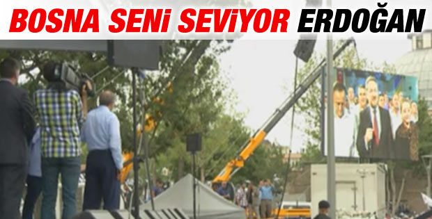 Erdoğan Bosna Hersek Cumhurbaşkanı ile canlı bağlantı yaptı