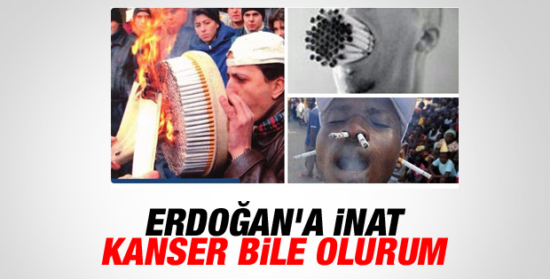 Sosyal medyada sigara tepkisi