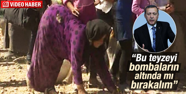 Erdoğan'ı duygulandıran Suriyeli kadın İZLE