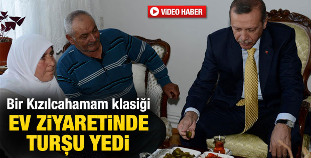 Başbakan vatandaşın evini ziyaret etti - izle