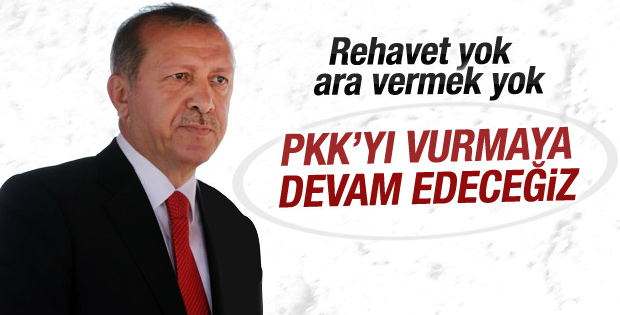 Erdoğan: Korkaklar için hiçbir zaman zafer yoktur