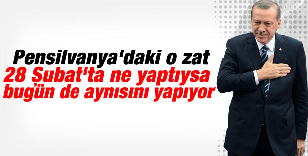 Başbakan Erdoğan'dan Fethullah Gülen'e sert sözler