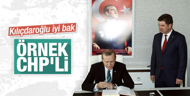 Erdoğan'dan CHP'li Başkan'a ziyaret