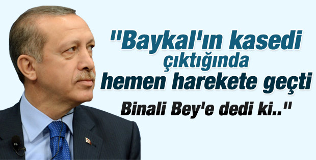 Kuzu Başbakan'ın Baykal kasedine olan tavrını anlattı