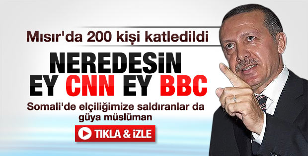 Erdoğan'dan Mısır'daki katliama sert tepki