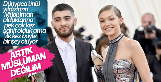 Zayn Malik artık Müslüman olmadığını açıkladı