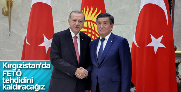 Başkan Erdoğan'dan Kırgızistan'da FETÖ mesajı
