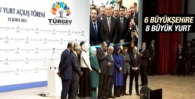 Erdoğan TÜRGEV Yurtları'nın açılışını yaptı