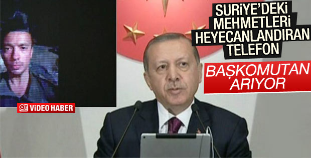 Cumhurbaşkanı Erdoğan Beştepe'den Cerablus'a bağlandı