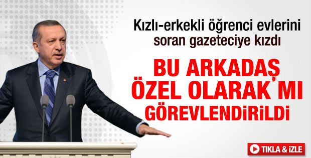 Erdoğan'dan gazeteciye: Özel olarak mı görevlendirildin - izle