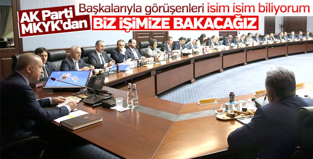 Cumhurbaşkanı Erdoğan'dan kurmaylarına uyarılar