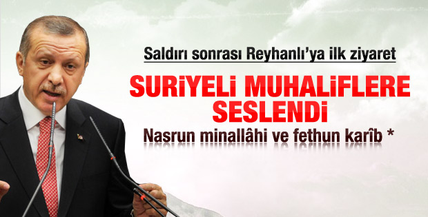 Başbakan Erdoğan Reyhanlı'da konuştu