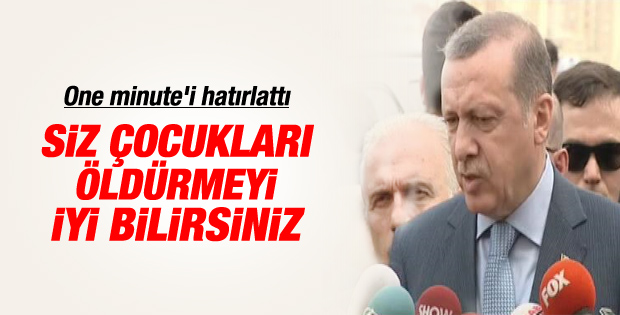 Başbakan Erdoğan'dan İsrail açıklaması İZLE