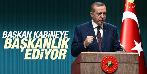 Bakanlar Kurulu Erdoğan başkanlığında toplandı