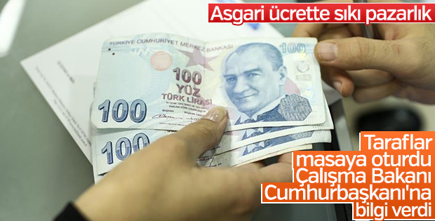 Asgari ücret pazarlığı devam ediyor